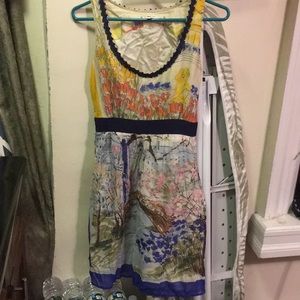 Anthropologie silk NYC dress
